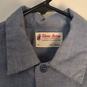 Vintage 1960’s, Men’s Small Blue Button Down